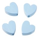 AA Schnulli-Herz 20 x 20 x 8 mm, DL 3 mm, hellblau, Btl....