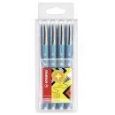 AAO STABILO worker+ colorful blau 4er Etui
