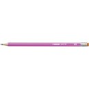 STABILO pencil 160 mit Radierer HB pink