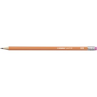STABILO pencil 160 mit Radierer HB orange