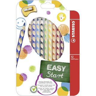 STABILO EASYcolors L 12er Etui mit Spitzer