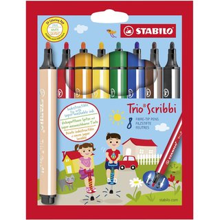 STABILO Trio Scribbi 8er Etui