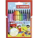 Premium-Filzstift - STABILO Pen 68 Mini - 12er Pack - mit...