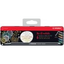 STABILO Pen 68 metallic 6er Metalletui HL