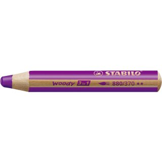 STABILO Multitalentstift woody 3 in 1, rund, erika (5652070)