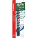 STABILO EASYgraph S R HB petrol 2er Blister