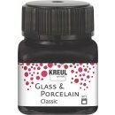 KREUL Glass & Porcelain Classic Schwarz 20 ml