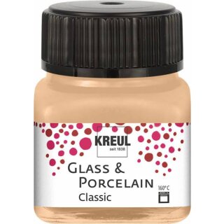 KREUL Glass & Porcelain Classic Metallic-Champagner 20 ml