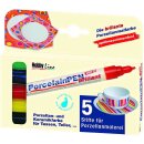KREUL Glass & Porcelain Pen Classic 5er Set