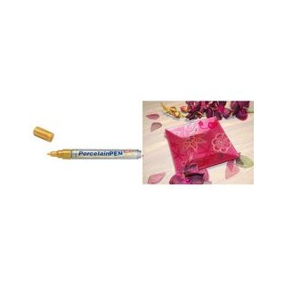 KREUL Glass & Porcelain Pen Metallic medium Gold
