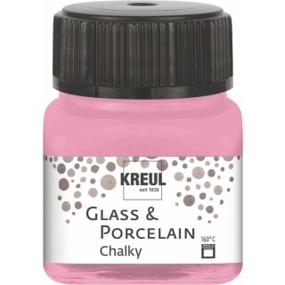 KREUL Glass & Porcelain Chalky Candy Rose 20 ml