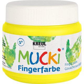 MUCKI Fingerfarbe Gelb 150 ml