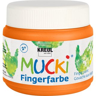 MUCKI Fingerfarbe Orange 150 ml