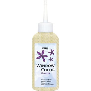 KREUL Window Color Glitzer-Gold 80 ml