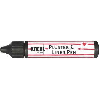 KREUL PicTixx Pluster & LinerPen Schwarz 29 ml