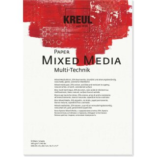 KREUL Paper Mixed Media 10 Blatt 300 g/m² DIN A4