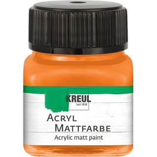 KREUL Acryl Mattfarbe Orange 20 ml