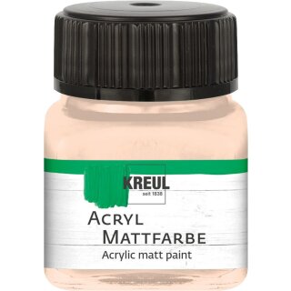 KREUL Acryl Mattfarbe Zartrosa 20 ml