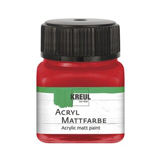 KREUL Acryl Mattfarbe Brillantrot 20 ml