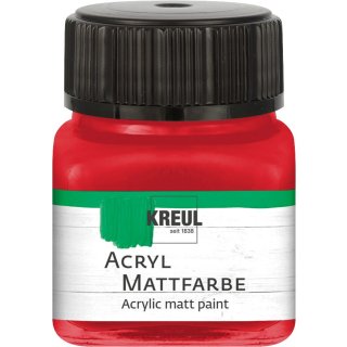 KREUL Acryl Mattfarbe Dunkelrot 20 ml