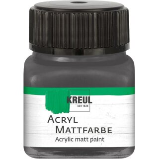 AAO KREUL Acryl Mattfarbe Graphitgrau 20 ml
