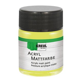 KREUL Acryl Mattfarbe Lemon 50 ml