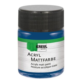 KREUL Acryl Mattfarbe Dunkelblau 50 ml