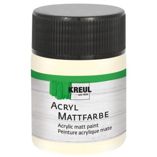 KREUL Acryl Mattfarbe Elfenbein 50 ml