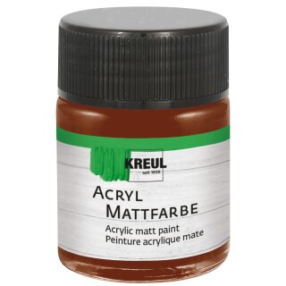 KREUL Acryl Mattfarbe Schokobraun 50 ml