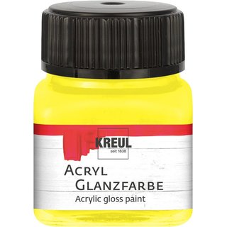 KREUL Acryl Glanzfarbe Gelb 20 ml