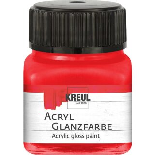 KREUL Acryl Glanzfarbe Rot 20 ml