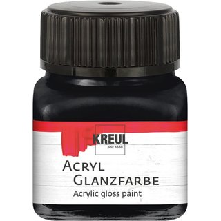 KREUL Acryl Glanzfarbe Schwarz 20 ml