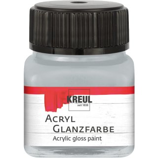 KREUL Acryl Glanzfarbe Silber 20 ml