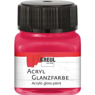 KREUL Acryl Glanzfarbe Dunkelrot 20 ml