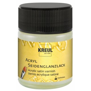 KREUL Acryl Seidenglanzlack auf Kunstharzbasis 50 ml