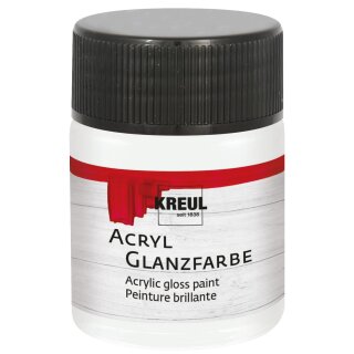 KREUL Acryl Glanzfarbe Weiss 50 ml