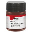 KREUL Acryl Glanzfarbe Dunkelbraun 50 ml