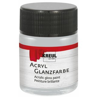 KREUL Acryl Glanzfarbe Silber 50 ml