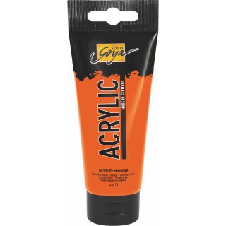 SOLO GOYA Acrylic Echtorange 100 ml Tube