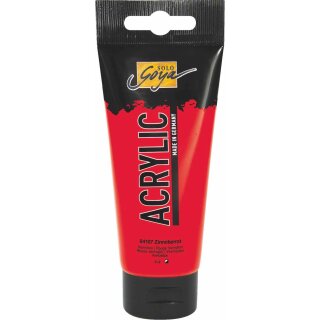 SOLO GOYA Acrylic Zinnoberrot 100 ml Tube
