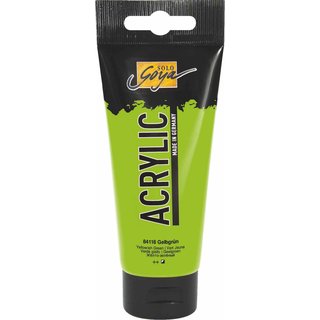 SOLO GOYA Acrylic Gelbgrün 100 ml Tube