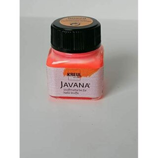 KREUL Javana Stoffmalfarbe für helle Stoffe Leuchtorange 20 ml