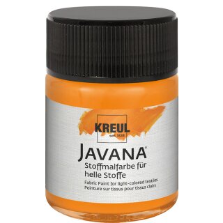 KREUL Javana Stoffmalfarbe für helle Stoffe Orange 50 ml
