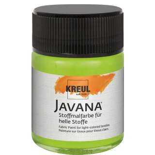 KREUL Javana Stoffmalfarbe für helle Stoffe Maigrün 50 ml