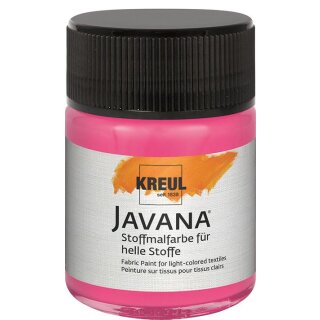 KREUL Javana Stoffmalfarbe für helle Stoffe Pink 50 ml