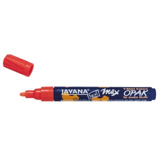 KREUL Javana texi mäx Opak für helle und dunkle Stoffe Rot