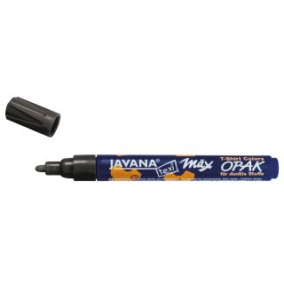 KREUL Javana texi mäx Opak für helle und dunkle Stoffe Schwarz