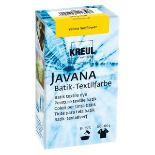 KREUL Javana Batik-Textilfarbe Yellow Sunflower 70 g