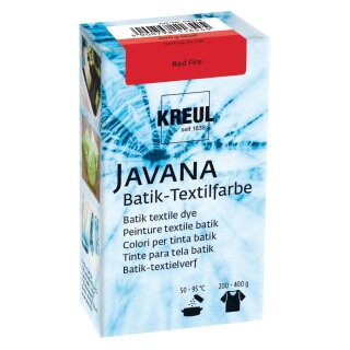 KREUL Javana Batik-Textilfarbe Red Fire 70 g