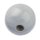 Schnulli-Sicherheits-Perle 12 mm, grau, Btl. à 10 St.
